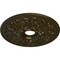 Ekena Millwork Ashley Ceiling Medallion (Fits Canopies up to 4 3/4"), 23 7/8"OD x 4"ID x 2 1/8"P, Green Gold CM23ASGGS - alternate 2